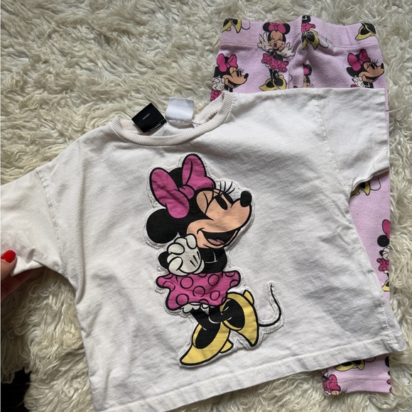Zara Pink Minnie Mouse Leggings - Picture 7 of 7